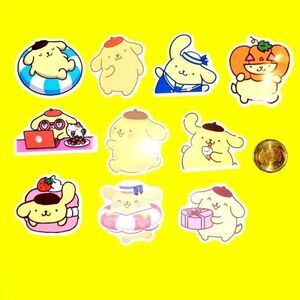 3/$20 Brand New 10x Pompompurin Waterproof Stickers